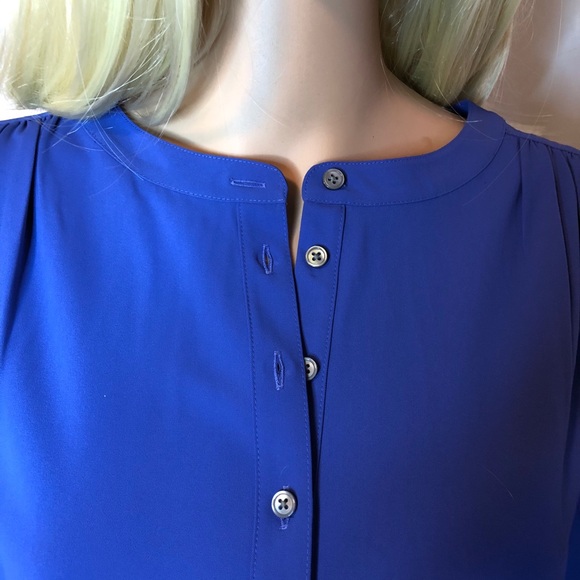 NWT LOFT Periwinkle Shirtdress MP - Picture 2 of 4